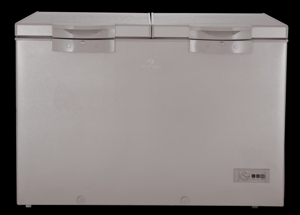 Dawlance SIGN. NEW OUTLOOK CF-91998 Champagne Twin Door Freezer