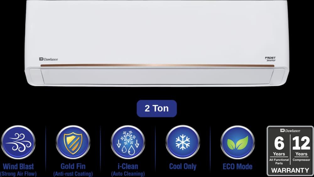 Dawlance Frost Inverter 1.5 Ton White Cool Only