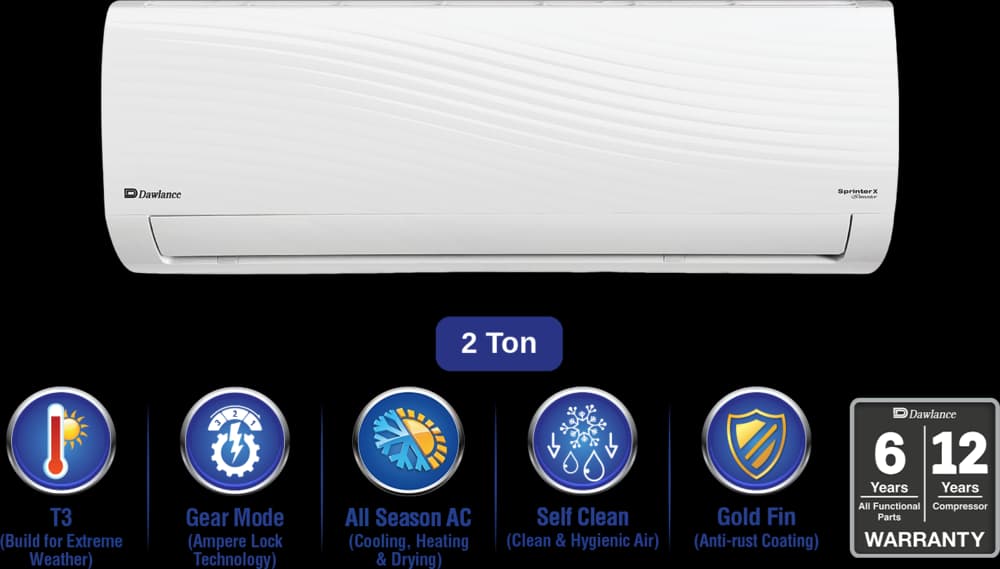 Dawlance Sprinter X T3 1.5 Ton Inverter Split AC