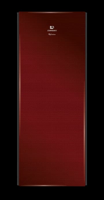 Dawlance VF 1035WB Glass Door Honey Comb Burgundy Vertical Freezer