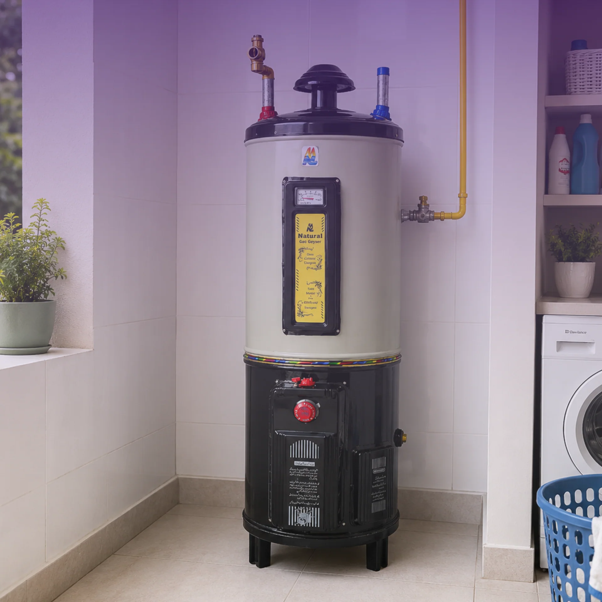 Natural Elect & Gas Water Heater NL-25 Gallons