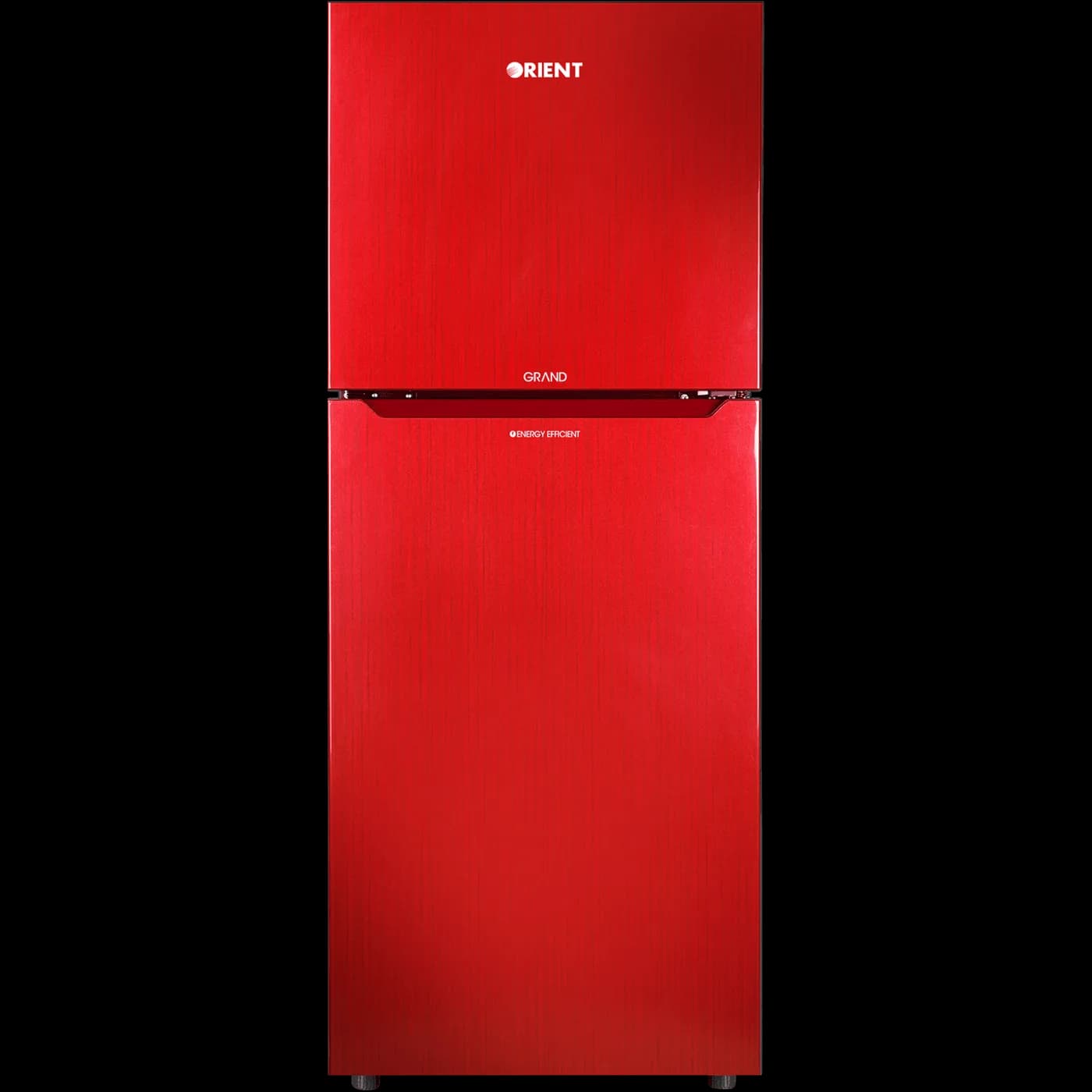 Orient Grand VCM Refrigerator 205L Hairline Red